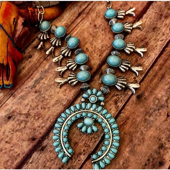 Jewelry Squash Blossom Necklacesouthwestern Necklace Poshmark